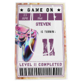 Videogames kinderverjaardag medium cadeauzakje (Achterkant)