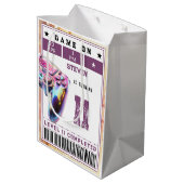 Videogames kinderverjaardag medium cadeauzakje (Achterkant Gekanteld)
