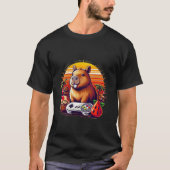 Videogames Liefhebber Capybara Grappige Videogames T-shirt (Voorkant)