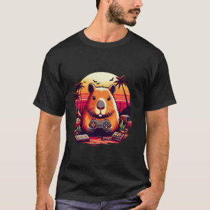 Videogames Liefhebber Capybara Grappige Videogames T-shirt