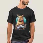 Videogames Liefhebber Capybara Grappige Videogames T-shirt (Voorkant)