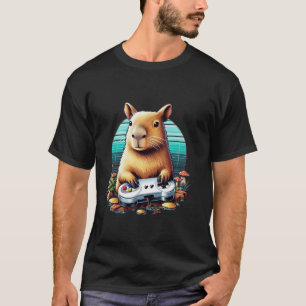 Videogames Liefhebber Capybara Grappige Videogames T-shirt