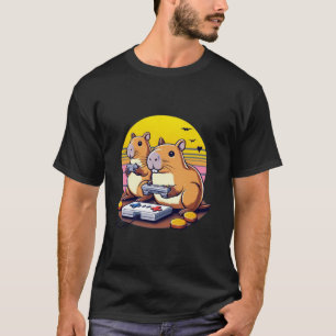 Videogames Liefhebber Capybara Grappige Videogames T-shirt