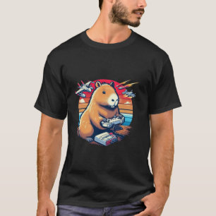 Videogames Liefhebber Capybara Grappige Videogames T-shirt