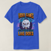 videogames maken ons geen gewelddadige vertraging  t-shirt (Design voorkant)