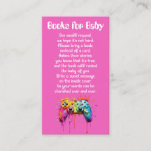 Videogames Meisje Baby Shower Boeken voor Baby