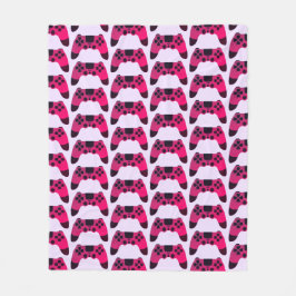 Videogames nerd gamer gaming controller fleece deken