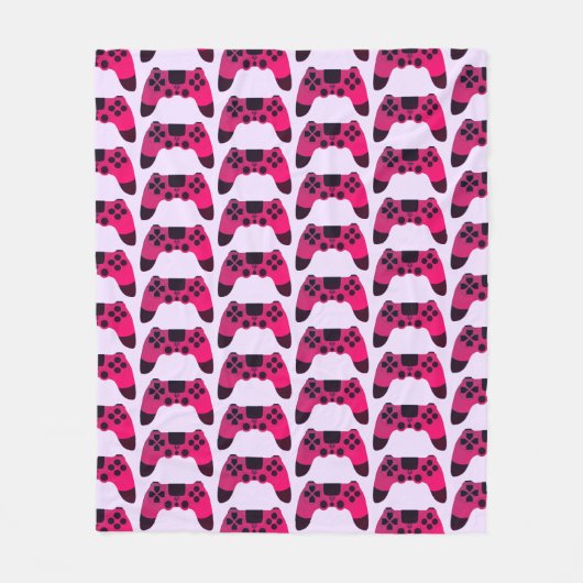 Videogames nerd gamer gaming controller fleece deken (Voorkant)