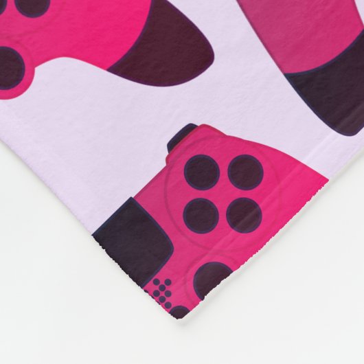 Videogames nerd gamer gaming controller fleece deken (Hoek)