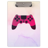 Videogames nerd gamer gaming controller klembord (Voorkant)