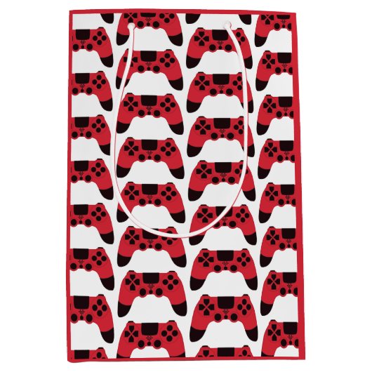 Videogames nerd gamer gaming controller medium cadeauzakje (Voorkant)