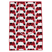 Videogames nerd gamer gaming controller medium cadeauzakje (Achterkant)