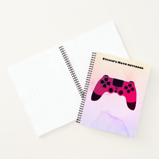 Videogames nerd gamer gaming controller notitieboek (Binnen)