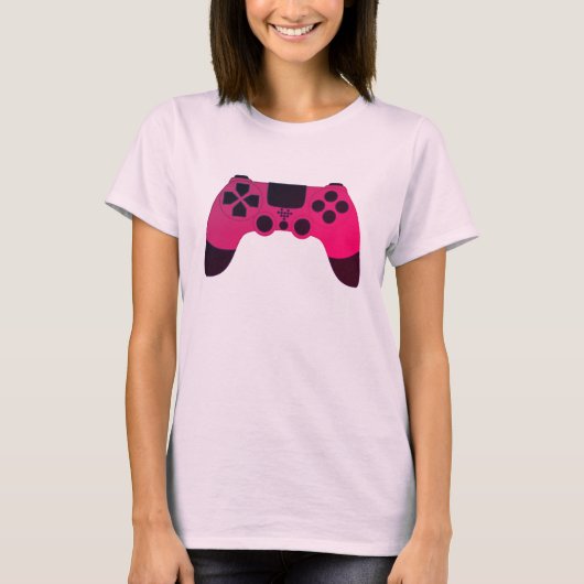 Videogames nerd gamer gaming controller t-shirt (Voorkant)