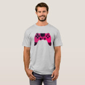 Videogames nerd gamer gaming controller t-shirt (Voorkant volledig)