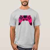 Videogames nerd gamer gaming controller t-shirt (Voorkant)