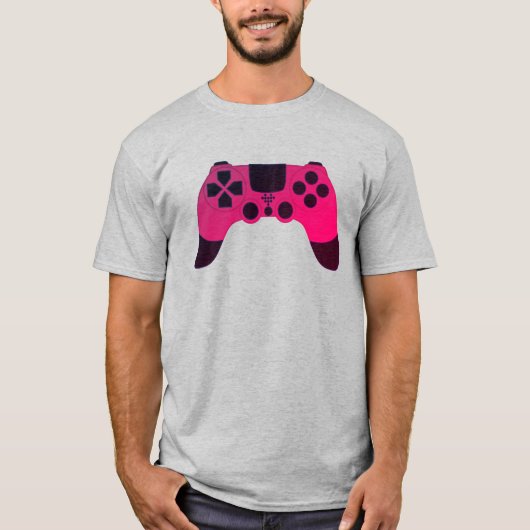 Videogames nerd gamer gaming controller t-shirt (Voorkant)
