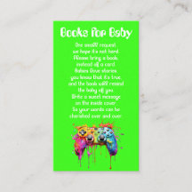 Videogames Neutrale Baby Shower Boeken voor Baby