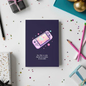 Videogames Pastel Schattige Kids Verjaardagsuitnod Kaart