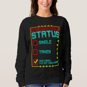 Videogames Relatiestatus Gamer Gamen Game Trui