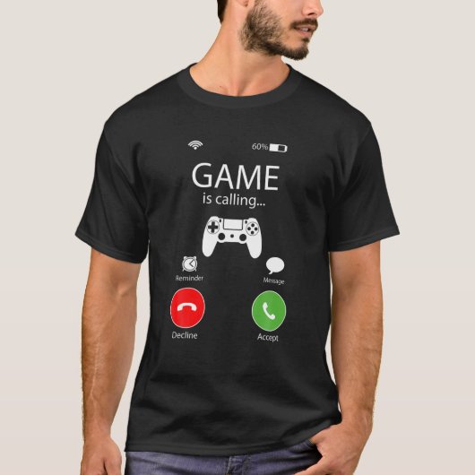 Videogames roepen dat ik schimmelige gamer-blikken t-shirt (Voorkant)