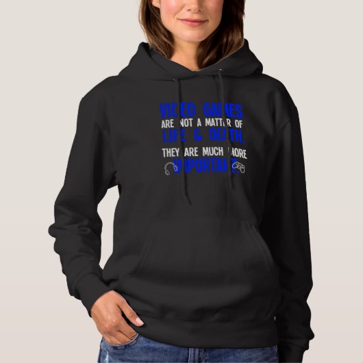 Videogames spelen PC Console Gamer Geek Hoodie (Voorkant)