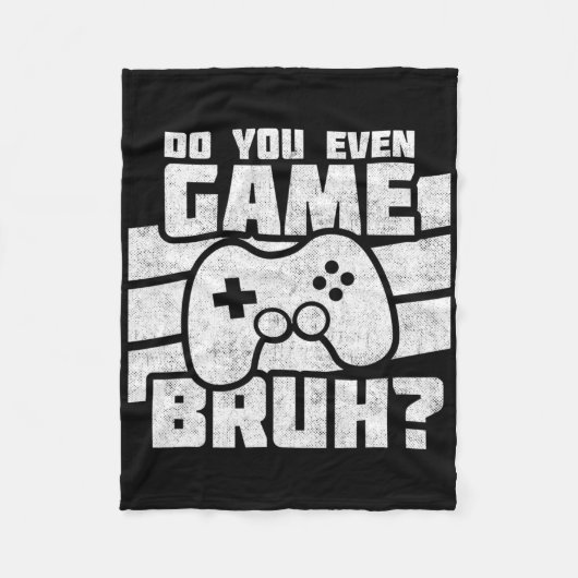 Videogames spelen - Pc Console-gaming - Grappige V Fleece Deken (Voorkant)