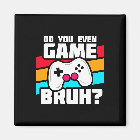 Videogames spelen - Pc Console-gaming - Grappige V Magneet (Voorkant)