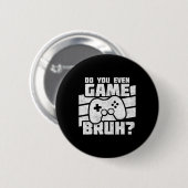 Videogames spelen - Pc-console-gaming - Grappige V Ronde Button 5,7 Cm (Voorkant /achterkant)