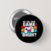 Videogames spelen - Pc Console-gaming - Grappige V Ronde Button 5,7 Cm (Voorkant /achterkant)