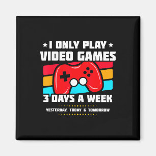 Videogames spelen - Pc-consolegaming - Grappige Vi Magneet