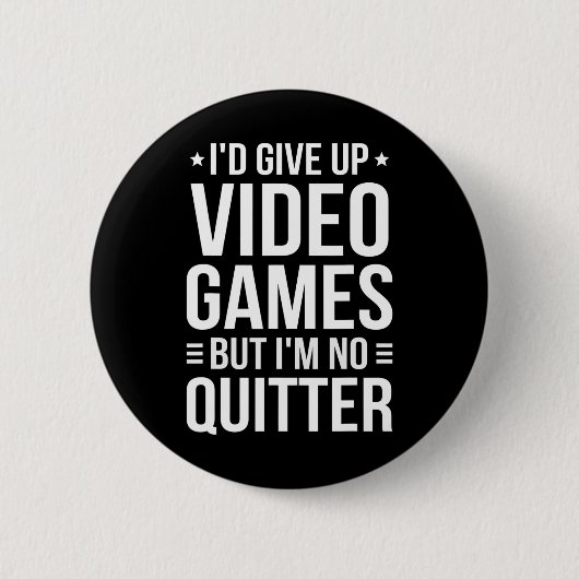 Videogames spelen - Videogamer Meme - Grappige Vid Ronde Button 5,7 Cm (Voorkant)