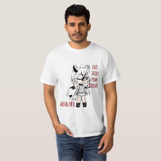 videogames van gacha t-shirt (Voorkant volledig)