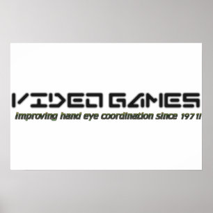 Videogames: Verbetering van de coördinatie van han Poster