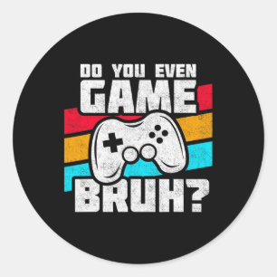 Videogames - Videogame Meme - Grappig videogame Ronde Sticker