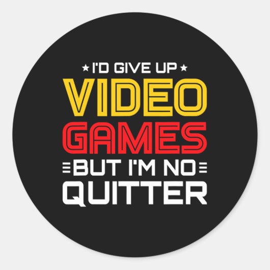 Videogames - Videogame Meme - Grappig videogame Ronde Sticker (Voorkant)