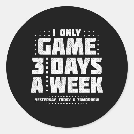 Videogames - Videogame Meme - Grappig videogame Ronde Sticker (Voorkant)