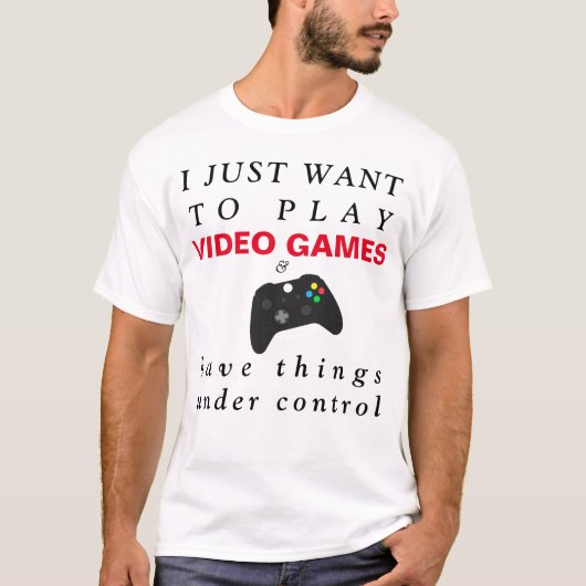 Videogames xbox controle gamer t-shirt (Voorkant)
