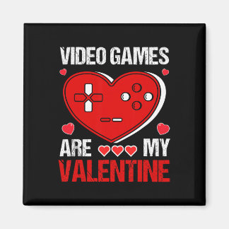 Videogames zijn mijn Valentijn Shirt Gaming Gamer  Magneet