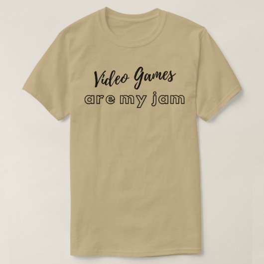Videogames zijn MyJam Fun Gaming PC Gamer T-shirt (Design voorkant)