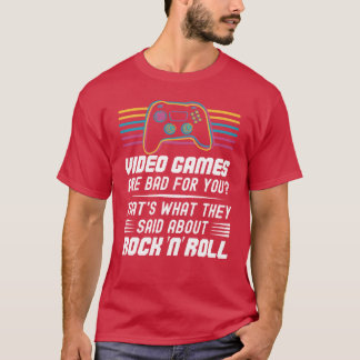 Videogames zijn slecht voor je Klassieke videogame T-shirt