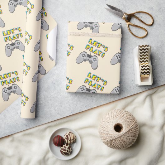 Videogamesdag Cadeaupapier (Crafts)