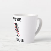 Videogesprek, je bent op Dempen Latte Mok (Rechterhoek)