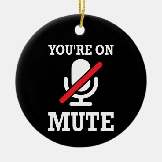 Videogesprek, thuis werken, je bent op stomme keramisch ornament (Voorkant)