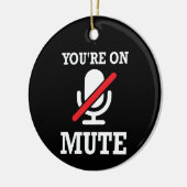 Videogesprek, thuis werken, je bent op stomme keramisch ornament (Links)