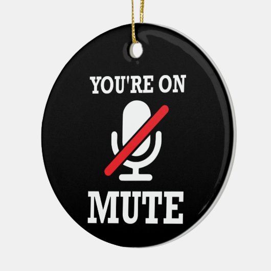 Videogesprek, thuis werken, je bent op stomme keramisch ornament (Links)