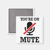 Videogesprek, thuis werken, je bent op stomme magneet (Voorkant / Achterkant)