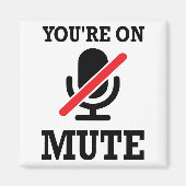 Videogesprek, thuis werken, je bent op stomme magneet (Voorkant)