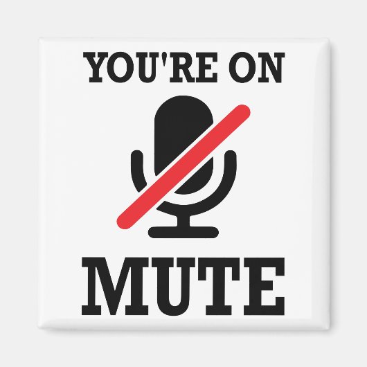 Videogesprek, thuis werken, je bent op stomme magneet (Voorkant)