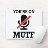 Videogesprek, thuis werken, je bent op stomme muismat (Met muis)